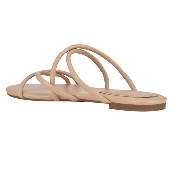 Nine West | Shoes | Nib Nine West Beva Flat Slide Sandals Warm Blush Size  55 | Poshmark